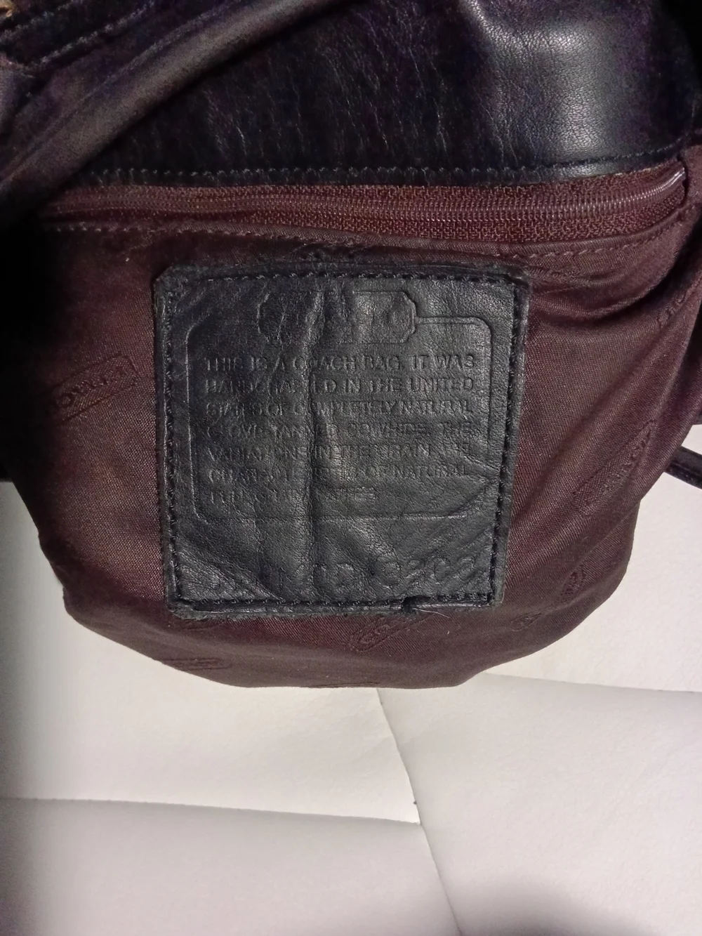 #V12 VTG Coach Legacy 9803 BBucket with Gold Buckle Accents